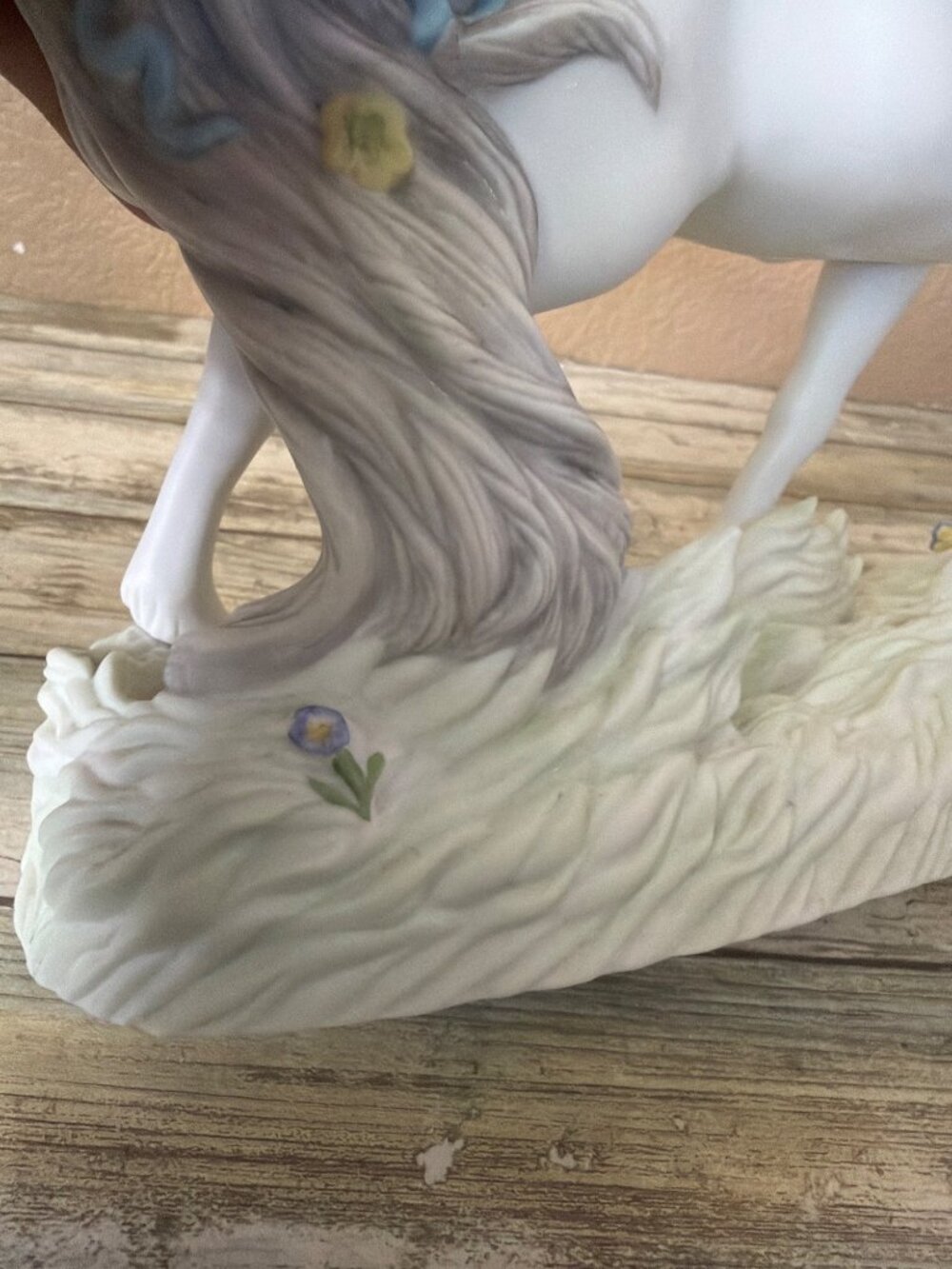 Princeton Gallery Meadow Unicorn Porcelain Figure 2001 Butterflies Flowers w/COA - Picture 11 of 16